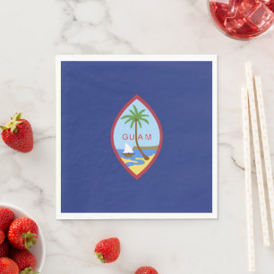 Guam-Flagge Serviette