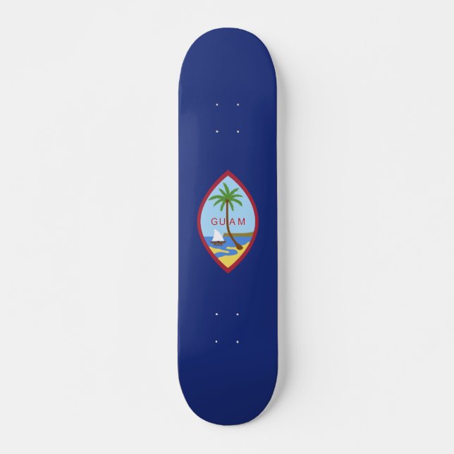 Guam-Flagge Skateboard (Vorne)
