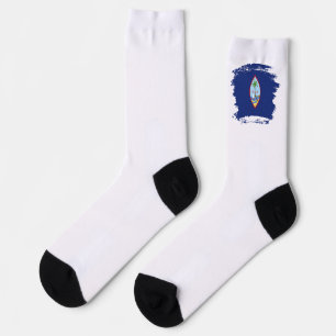 Guam-Flagge Socken