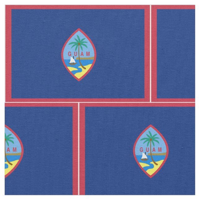 Guam-Flagge Stoff (Nahaufnahme)