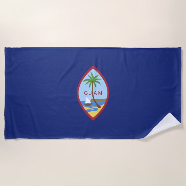 Guam-Flagge Strandtuch (Vorderseite)