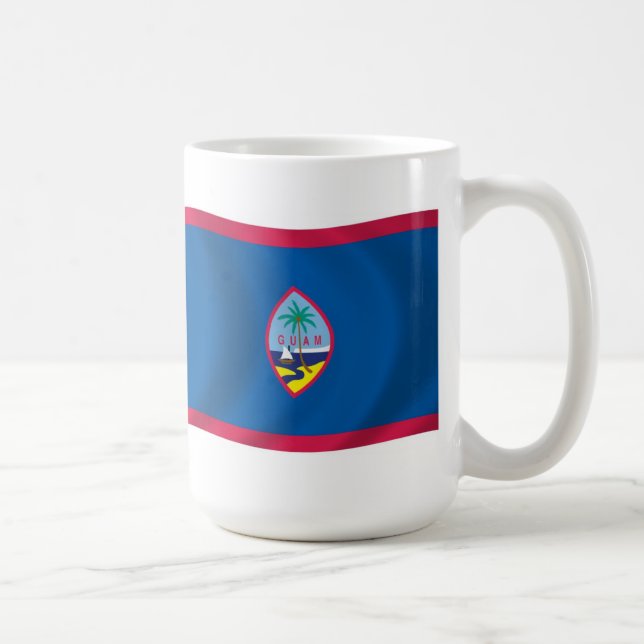 Guam Flagge Tasse (Rechts)