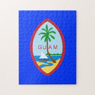 Guam-Flaggen-Puzzlespiel Puzzle