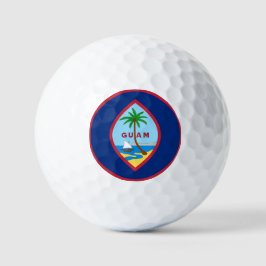 Guam Golf Balls, guamanische Flagge / Patrioten Golfball
