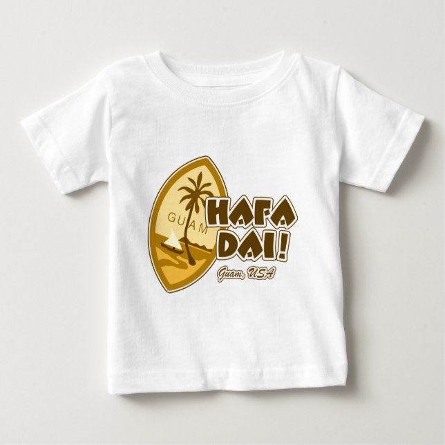 Guam Hafa Dai Baby T-shirt (Vorderseite)