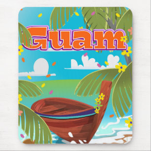 Guam Insel Ferien Reiseplakat. Mousepad