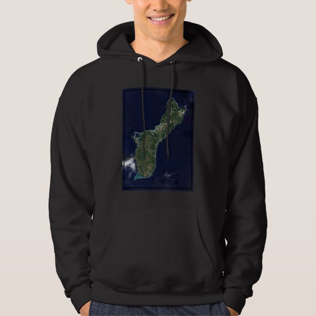 Guam Island Aerial Photograph Hoodie (Vorderseite)