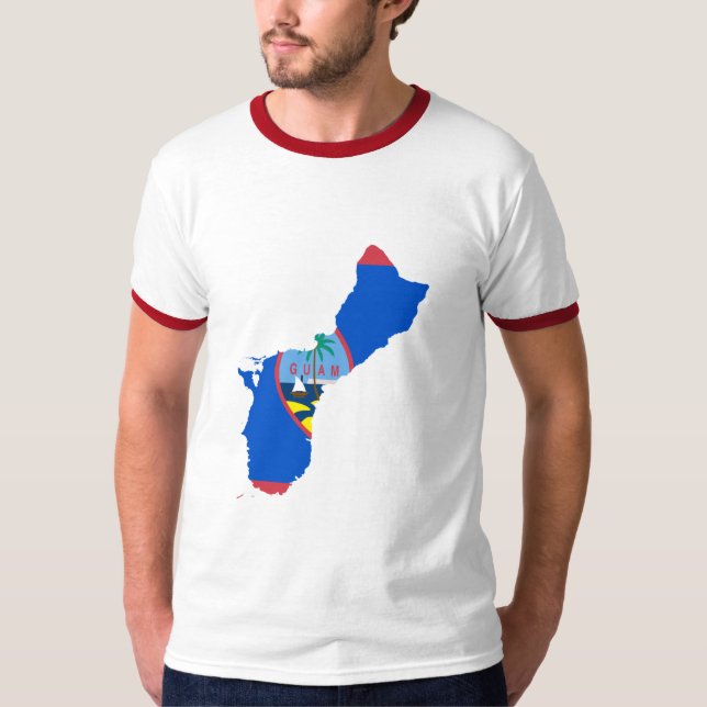 Guam-KARTE T-Shirt (Vorderseite)