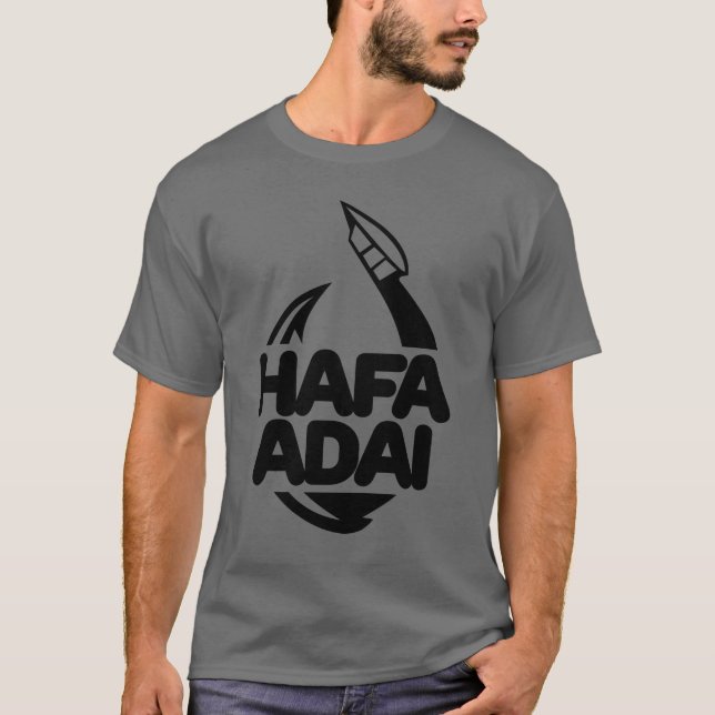 GUAM LASSEN 671 Hafa den Haken laufen T-Shirt (Vorderseite)