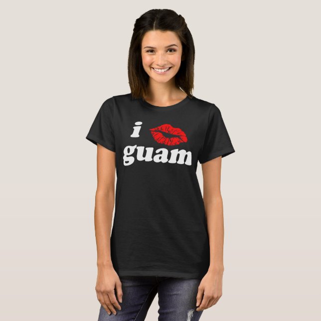 GUAM LASSEN 671 Lippen I laufen T-Shirt (Vorne ganz)