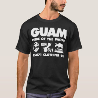 GUAM LASSEN Stolz 671 des Pazifiks laufen T-Shirt