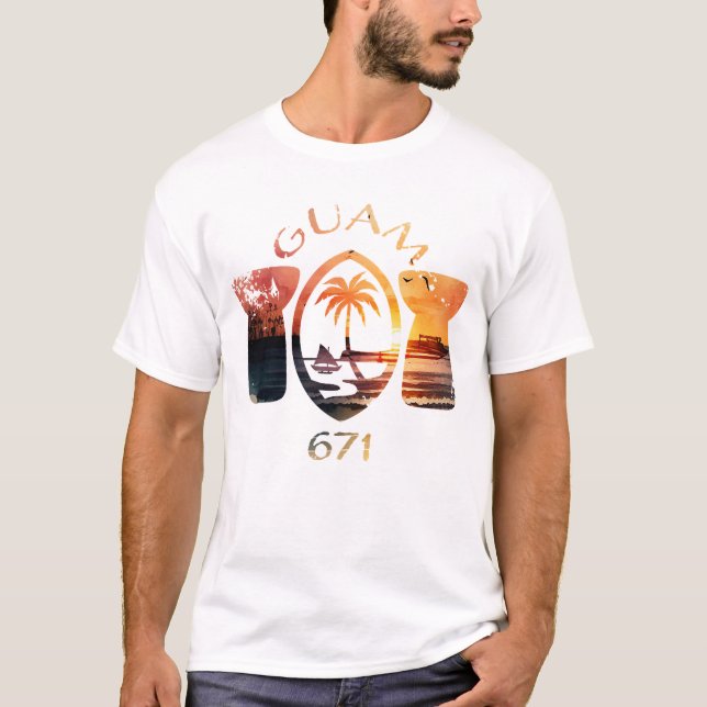 Guam Latte Stones T-Shirt (Vorderseite)