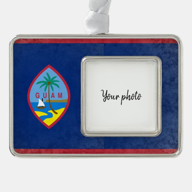 Guam Rahmen-Ornament Silber (Vorderseite)