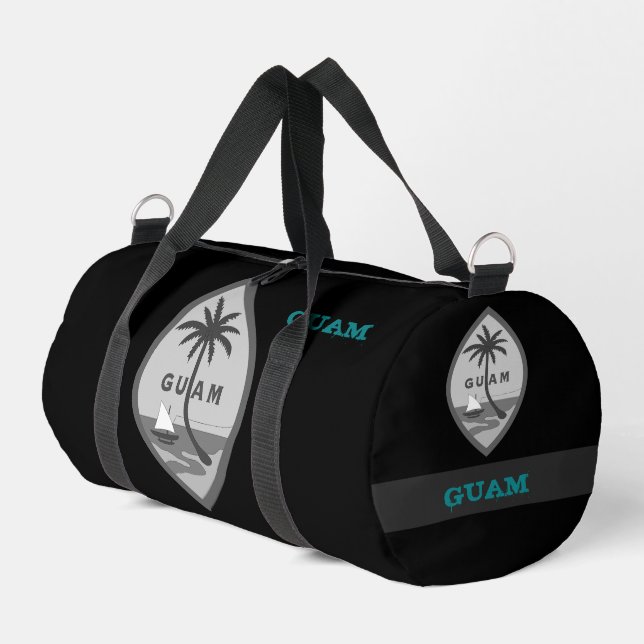 Guam Reisebeutel, guamaianisches Wappen / Flagge Duffle Bag (Linke Seite)