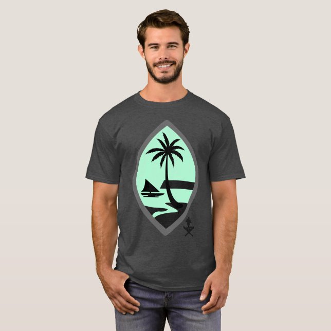 GUAM RUN 671 Mint Siegel T-Shirt (Vorne ganz)