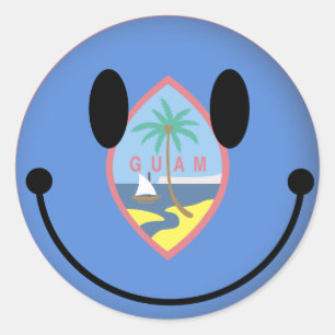 Guam Runder Aufkleber