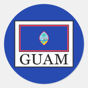Guam Runder Aufkleber