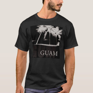 Guam-Shirt im Schwarzen T-Shirt