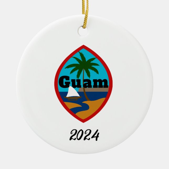 Guam Siegel 2024 Ornament (Vorne)