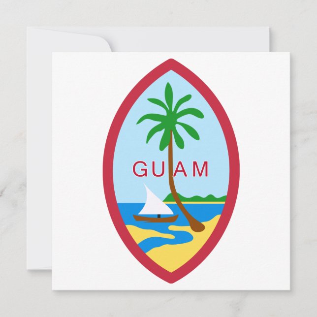Guam Siegel Einladung (Vorderseite)