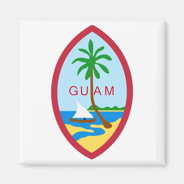 Guam Siegel Magnet (Vorne)
