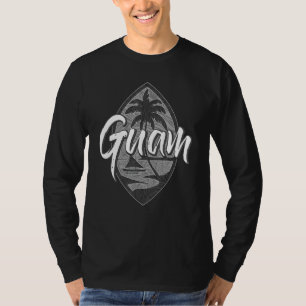 Guam Siegel Patch Flag Usa Chamorro Guamanian auf  T-Shirt