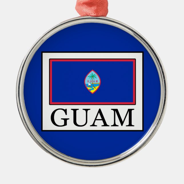 Guam Silbernes Ornament (Vorne)