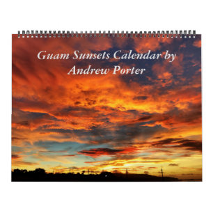 Guam Sunsets 12 Monate Kalender
