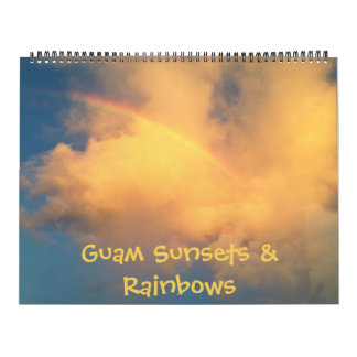 Guam Sunsets & Rainbows 18 Monate Kalender