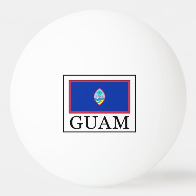 Guam Tischtennisball (Vorderseite)