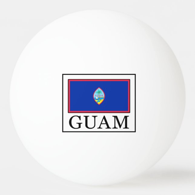 Guam Tischtennisball (Vorderseite)