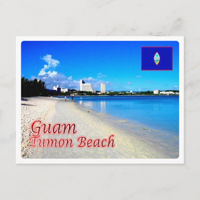 Guam - Tumon Beach - Postkarte (Vorderseite)