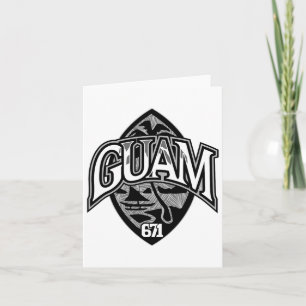 Guam Usa Siegel Chamorro Pride Guamanian Islander Karte