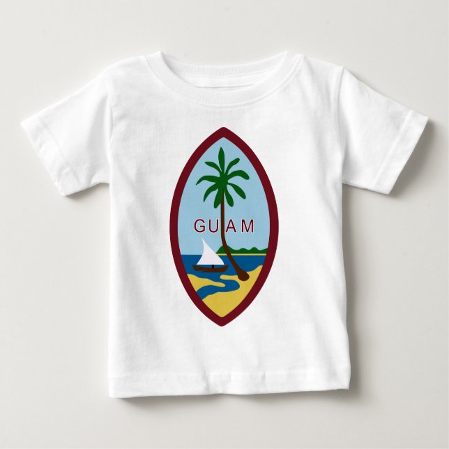 Guam-Wappen Baby T-shirt (Vorderseite)