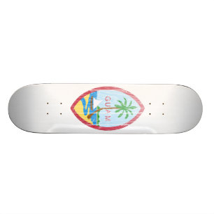 Guam-Wappen Skateboard