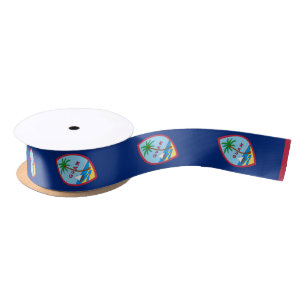 Guamanianisches Flaggenband, USA, Guam mode /sport Satinband
