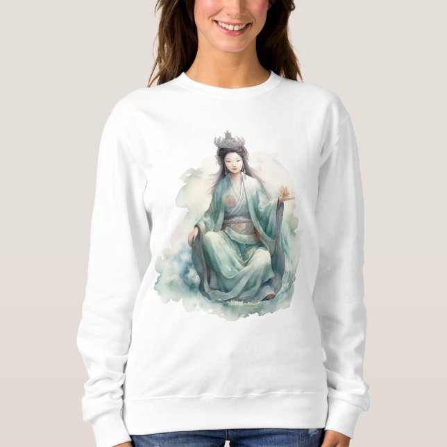 Guan Yin, Göttin der Gnade Sweatshirt (Vorderseite)