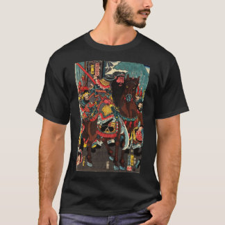 Guan Yu Kuniyoshi Ukiyo-e Romance drei Königreiche T-Shirt