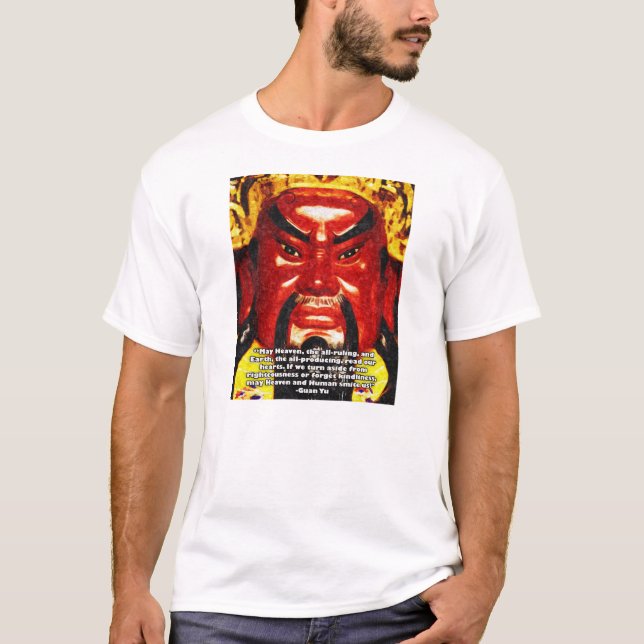 Guan Yu Zitate T-Shirt (Vorderseite)
