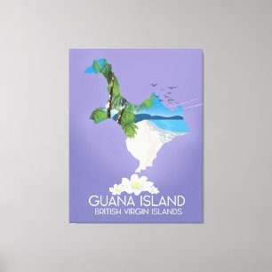 Guana Island Britische Jungfrau Leinwanddruck