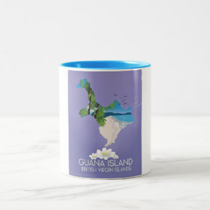 Guana Island Britische Jungfrau Zweifarbige Tasse