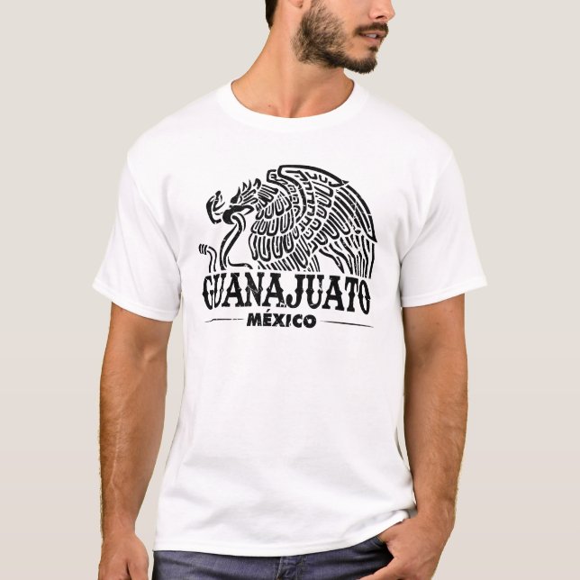 Guanajuato Mexico Eagle Vintag T-Shirt (Vorderseite)