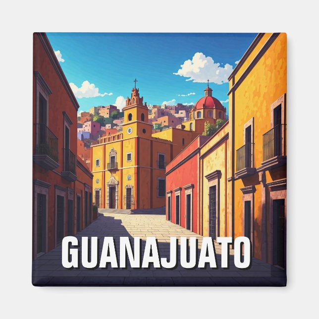 Guanajuato Mexico Travel Magnet (Vorne)