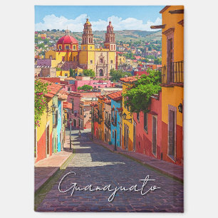 Guanajuato Mexico Watercolor Magnet