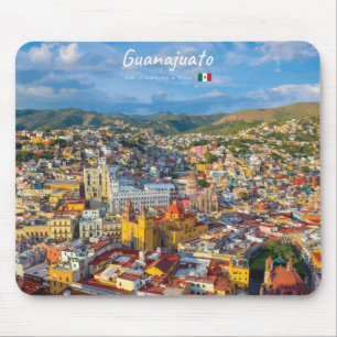 Guanajuato, Mexiko - Farbige Stadtansicht Mousepad