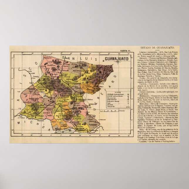 Guanajuato, Mexiko Poster (Vorne)