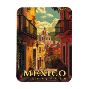 Guanajuato, Mexiko Vintag Magnet