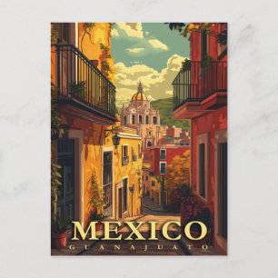 Guanajuato, Mexiko Vintage Postkarte
