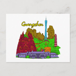 Guangzhou - China.png Postkarte