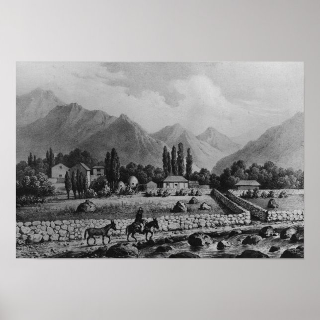 Guanta , aus "Historia de Chile", 1854 Poster (Vorne)